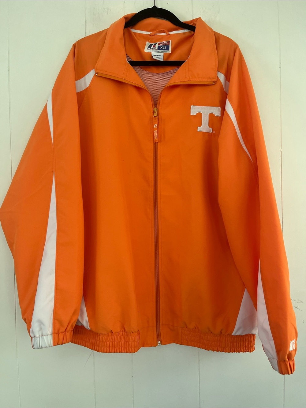 Tennessee VOLS Vintage Russell Athletic Team Issue Windbreaker Jacket Sz XLTall